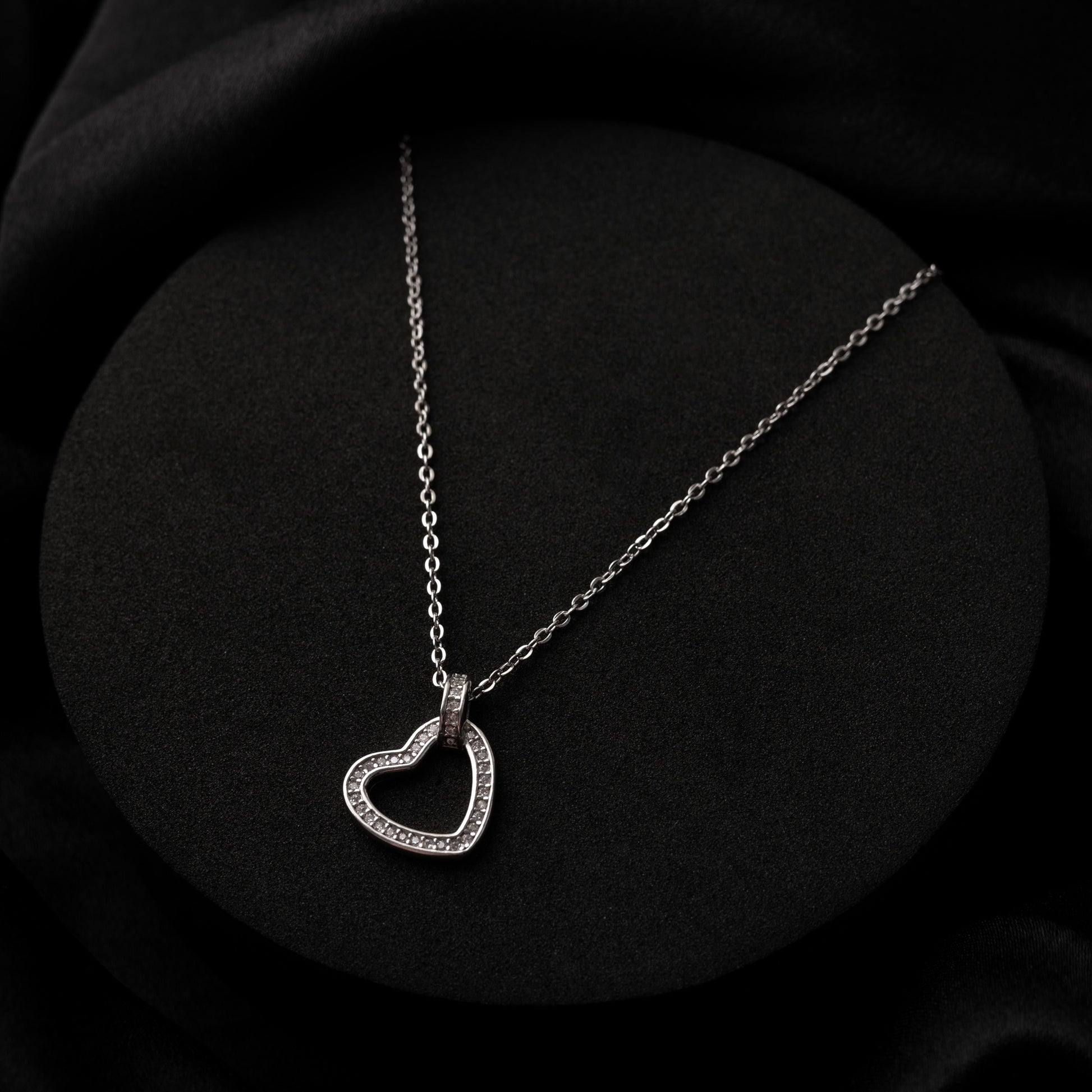 Classic Heart 925 Sterling Silver Pendant Necklace