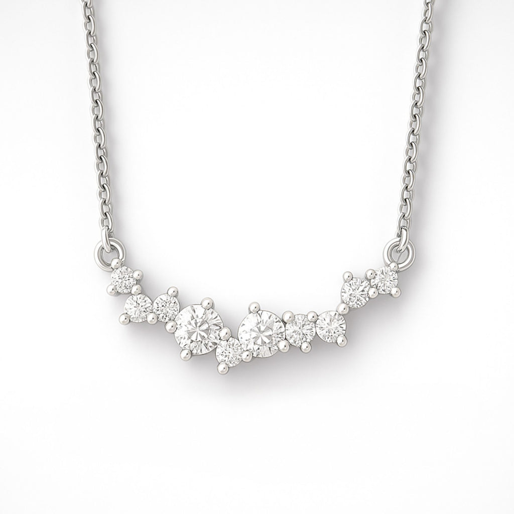 Starlight Arc 925 sterling silver necklace