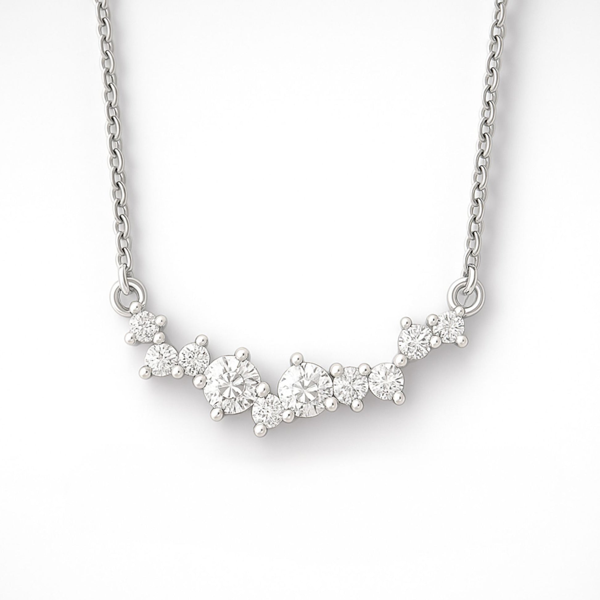 Starlight Arc 925 sterling silver necklace